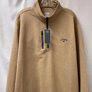 NWT Callaway Men's Long Sleeve Pull Over -2XL